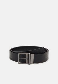Calvin Klein SLEEK SQUARE MONO 35MM - Cinturón - black