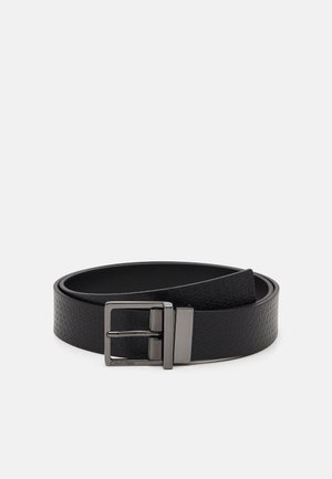 Calvin Klein SLEEK SQUARE MONO 35MM - Cintura - black