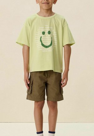 Sissy-Boy, SISSY-BOY T-SHIRT MIT SMILEY-PRINT - HELLGRÜN - T-shirt print - hellgrün