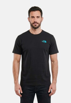 The North Face, T-SHIRT M/C THE NORTH FACE SIBLI REG SS TEE COL JK3 - T-shirt con stampa - black