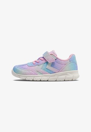Hummel, HUMMEL CROSSLITE GLITTER 2.0 JR UNISEX - Sneaker low - multi colour pink purple