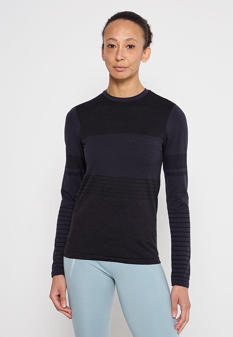 Salomon Sport T-shirt zwart Salomon Sport T-shirt zwart