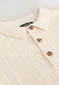 Next REGULAR FIT - CABLE - T-shirt à manches longues - cream