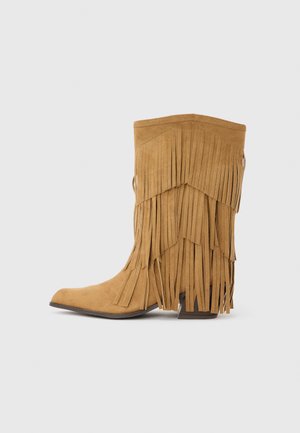 Cizme cowboy/biker - sand