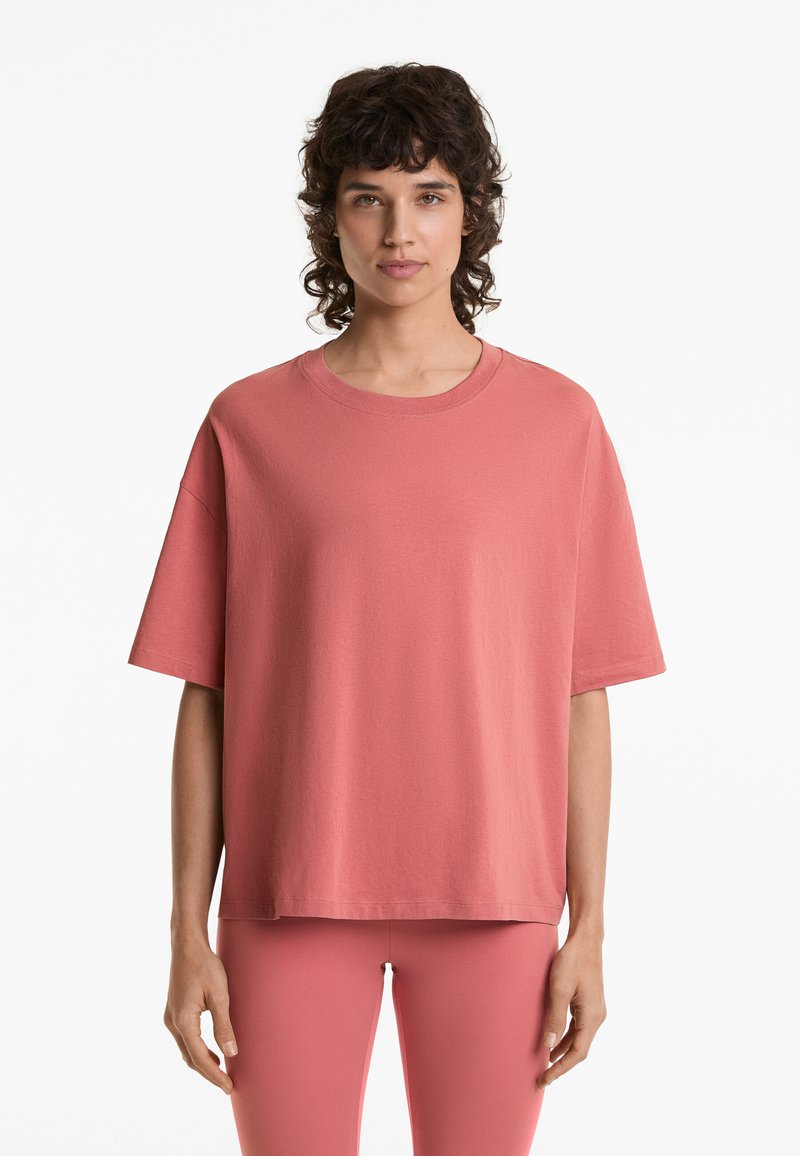 OYSHO BOXY SHORT-SLEEVED - Jednoduché tričko - multi-coloured