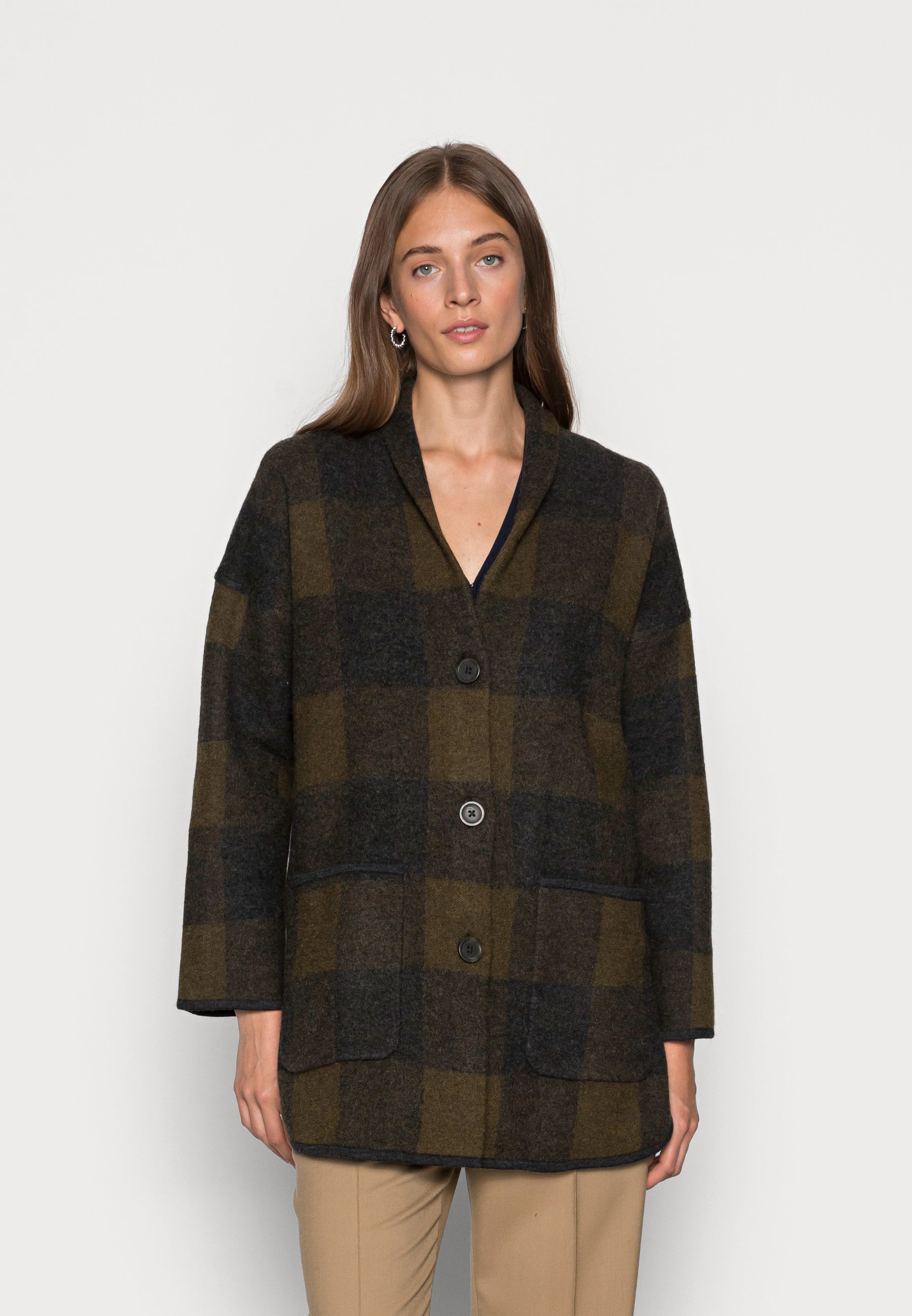 Damen PLAID COAT DIRECT EXCLUSIVE - Strickjacke Damen PLAID COAT DIRECT EXCLUSIVE - Strickjacke