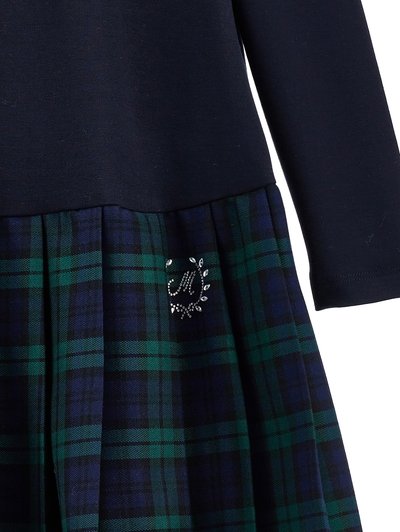 Monnalisa BACK TO SCHOOL ABITO - Jerseykjole - blu scuro