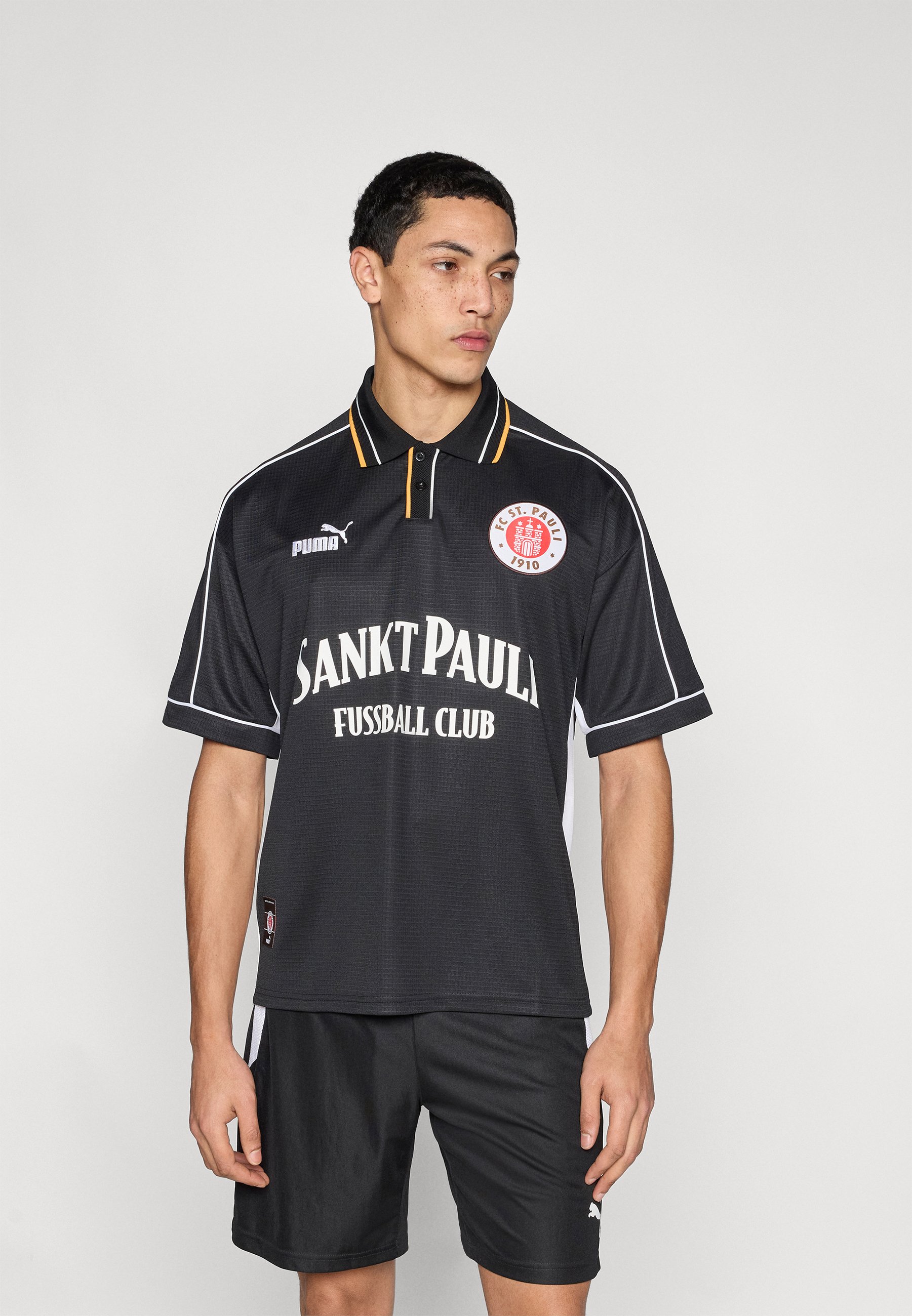 Puma FC ST. PAULI RETRO - Football jersey - black- white/black