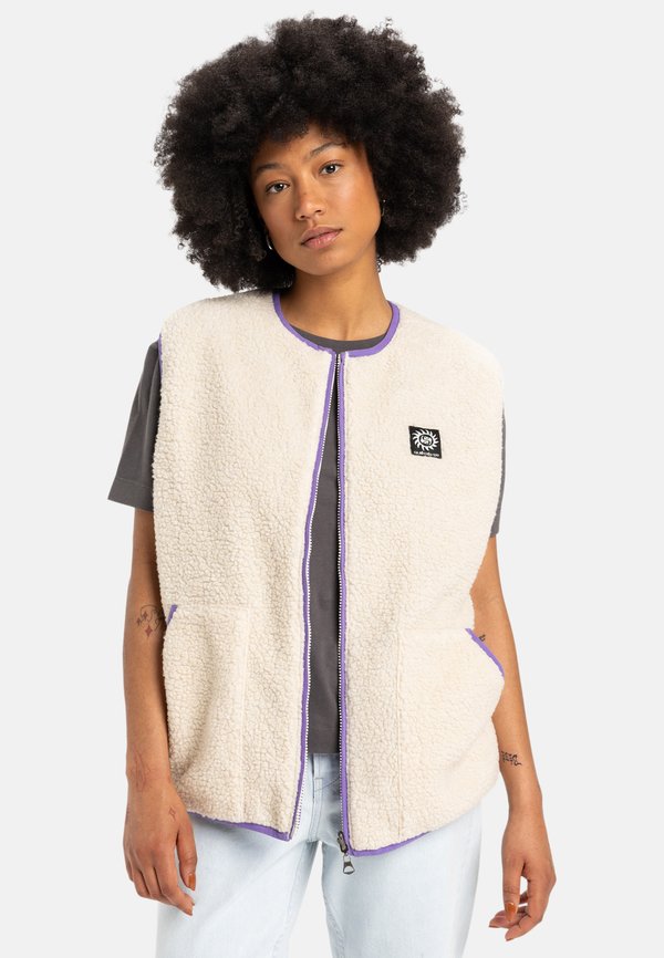 REVERSIBLE - Waistcoat - purple4