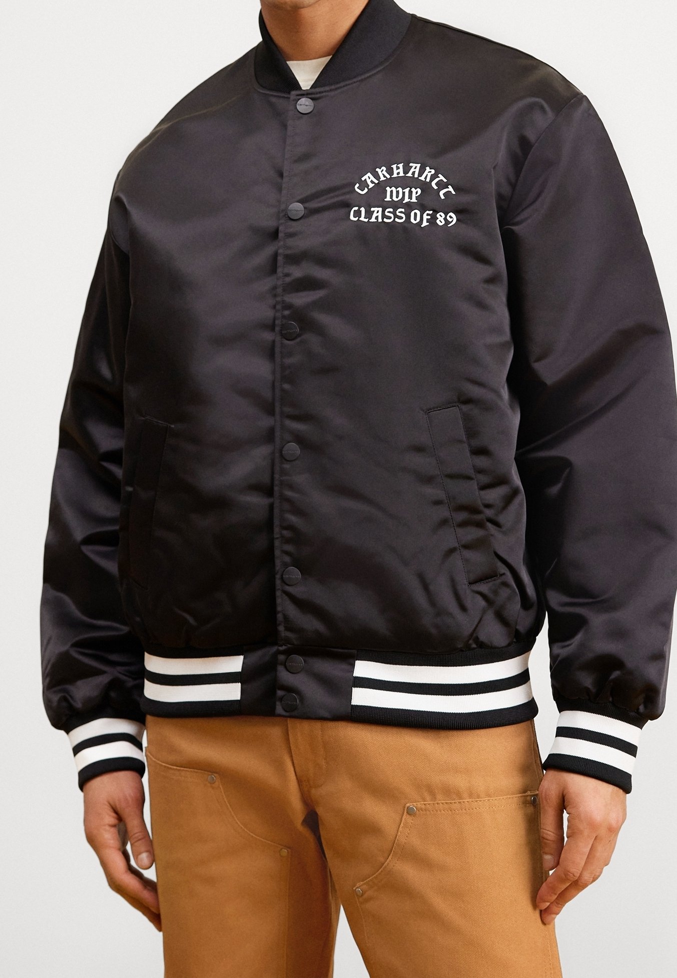 Carhartt WIP Bomber Jacket - black - (Pre-owned) - Zalando.ie