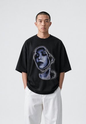 Vertere Berlin, LUMINA T-SHIRT UNISEX - T-shirt print - black