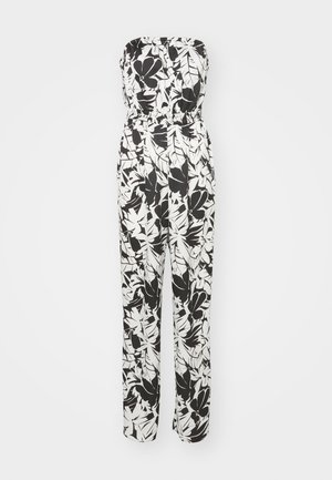 PALM TIE BACK - Jumpsuit - black/white