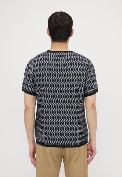 Emporio Armani Printtipaita - fancy blue/white