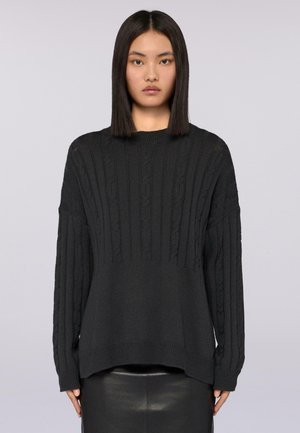 CON MIX DI PUNTI - Strickpullover - grey trieste