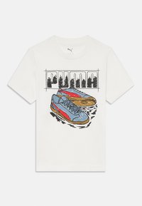 Puma - GRAPHIC TEE - T-shirt imprimé - white Image miniature 1