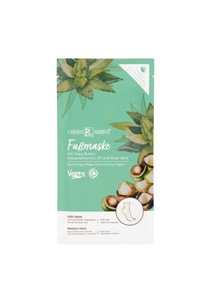 CHIARA AMBRA® FUSSMASKE - Face mask - grün