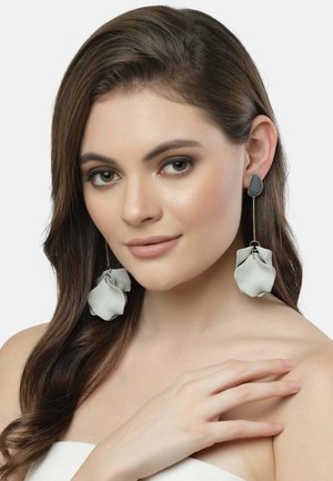 PARIS PETALS - Earrings - grey