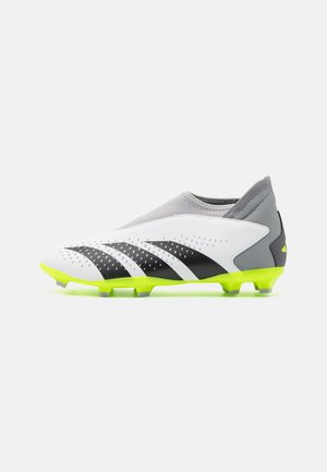 PREDATOR - Scarpe da calcetto con tacchetti - footwear white/core black/lucid lemon