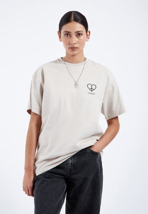 TROOPER  - T-shirt con stampa - silver lining peace heart
