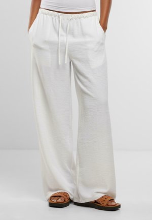 Urban Classics STRUCTURED WIDE - Kelnės - white