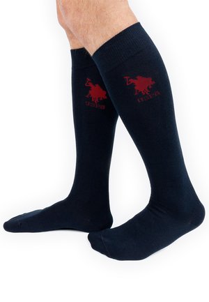 U.S. Polo Assn. 6 PACK LOGO SOLID - Calzettoni - navy blue