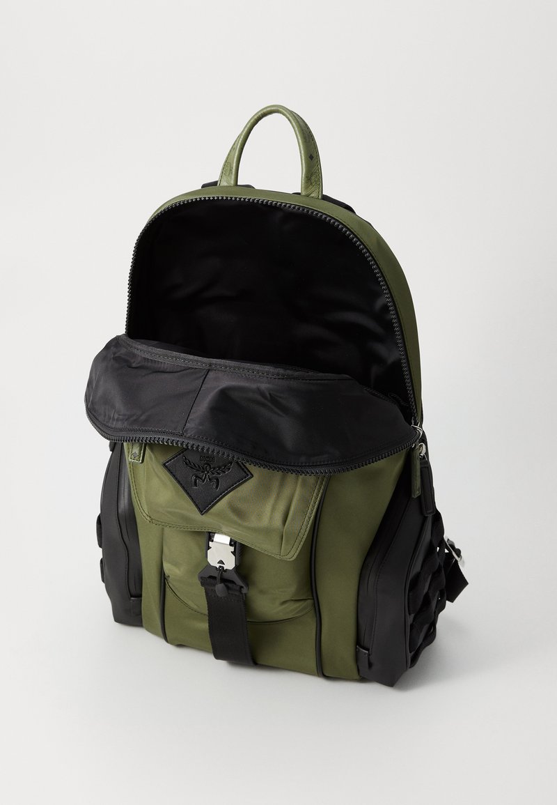MCM Dark Green Logo Backpack NWT MCM Men main image 3