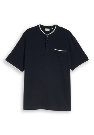 TOM TAILOR, TOM TAILOR POLOSHIRTS PLUS SIZE - POLOSHIRT MIT BRUSTTASCHE - Polosärk - sky captain blue ottoman
