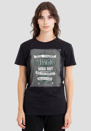 Cotton Soul, HARRY POTTER JUST BECAUSE YOURE ALLOWED - T-Shirt print - black