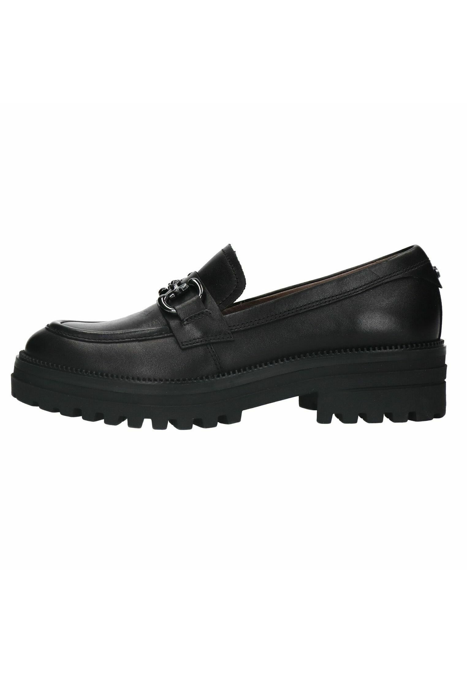 Manfield MIT FARBENEM DETAIL Slipper schwarz Zalando