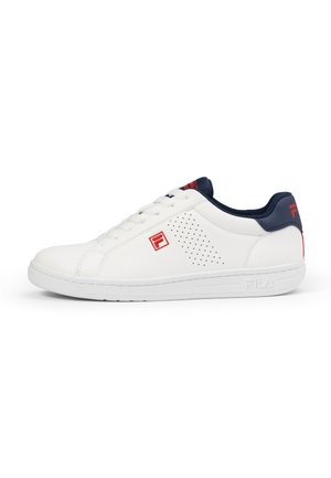 CROSSCOURT 2 NT - Baskets basses - white fila navy fila red