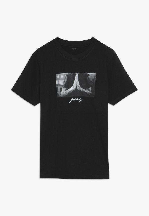 PRAY TEE - T-Shirt print - schwarz