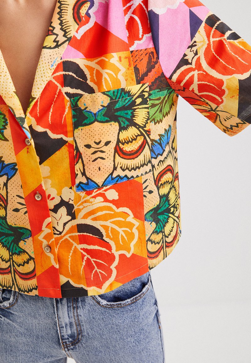 Damen Hemdblusen | Desigual DESIGNED BY M. CHRISTIAN LACROIX Hemdbluse brown/mehrfarbig - XZ63569 Damen Hemdblusen | Desigual DESIGNED BY M. CHRISTIAN LACROIX Hemdbluse brown/mehrfarbig - XZ63569