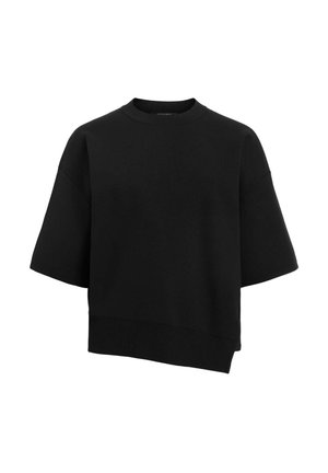 AllSaints REMI KNIT - Basic T-shirt - black