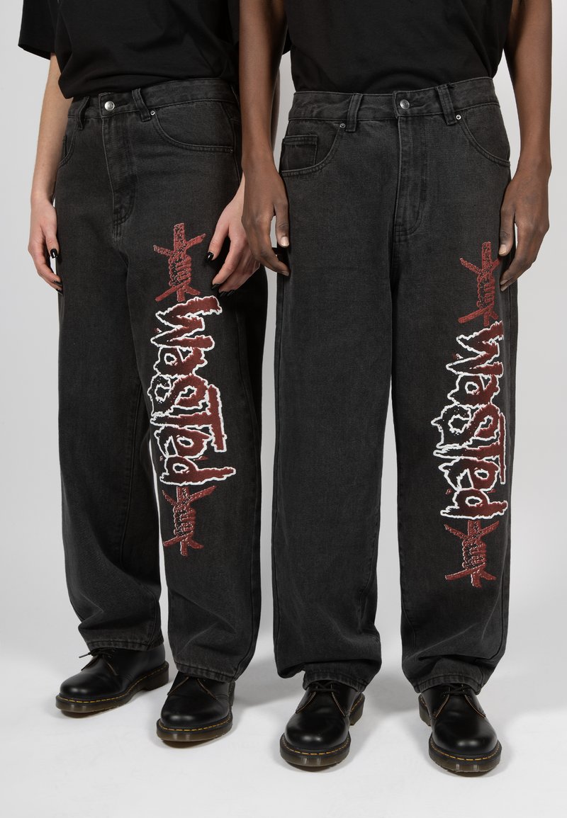 Wasted Paris CASPER PANT BLIND UNISEX - Relaxed fit jeans - faded black