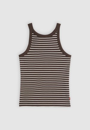 Levi's®, ESSENTIAL RACER TANK - Topp - brown/offwhite