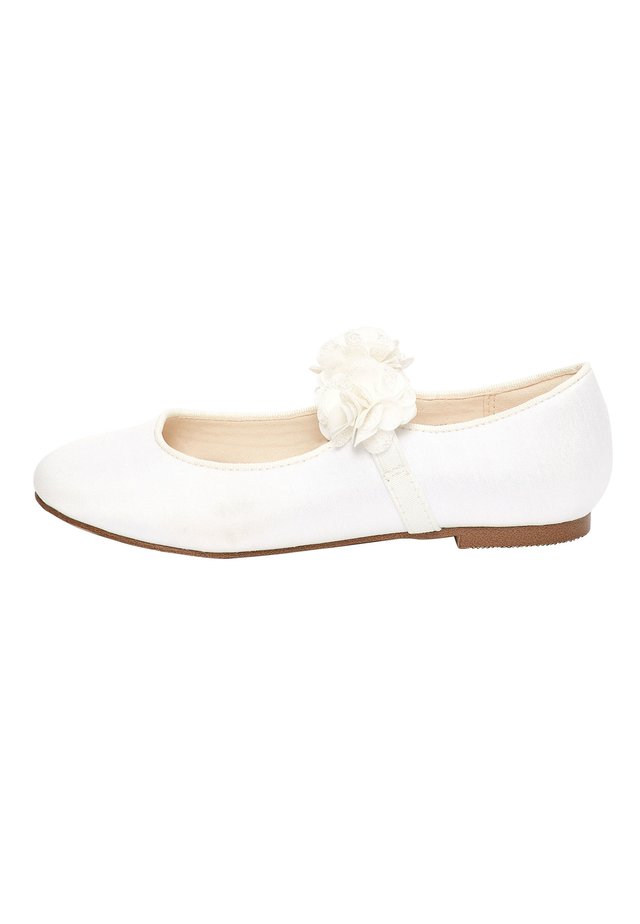 PINK 3D FLOWER BALLET SHOES (OLDER) - Ballerinat nilkkaremmillä - white