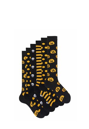 6 PACK FANCY GIFT BOX - Knee high socks - halloween assortment