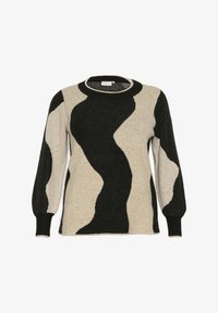 Selected, abstract knit pattern