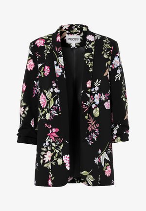 Pieces PCBOSELLA BLAZER - Īss mētelis - black