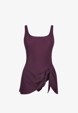 Cupshe, TIE FRONT SWIMMING DRESS - Plavky - tan
