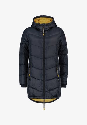 Sublevel, WARME MIT KAPUZE UND REISSVERSCHLUSSTASCHEN - Winter coat - blau