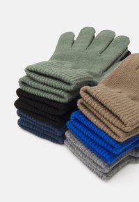 Name it NKMMAGIC GLOVES UNISEX 6 PACK - Luvas - dark denim/packsupe agav/dese grey/black