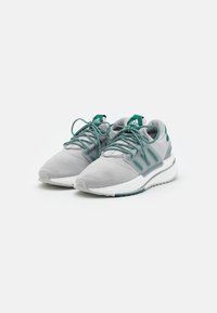 adidas Sportswear X_PLRBOOST - Tenisky - grey/collegiate green/silver metallic