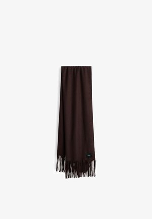 someday., SOFT FEEL LONG FRINGE - Scarf - mahogany