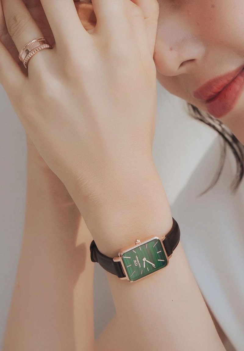 Daniel Wellington QUADRO PRESSED SHEFFIELD - Käekell - rose gold-coloured