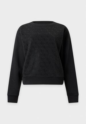 Guess, ALLOVER CRYSTALS - Суитшърт - jet black