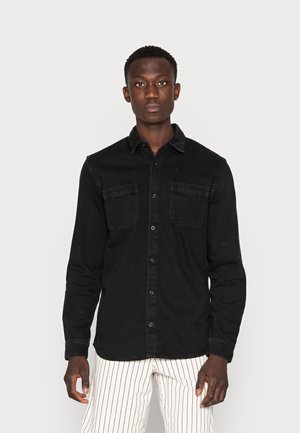 JJIJEFF JJSHIRT - Shirt - black denim