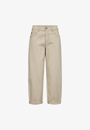 Mos Mosh, MMHELLEN STRIPE PANT - Avar lõikega teksad - doeskin