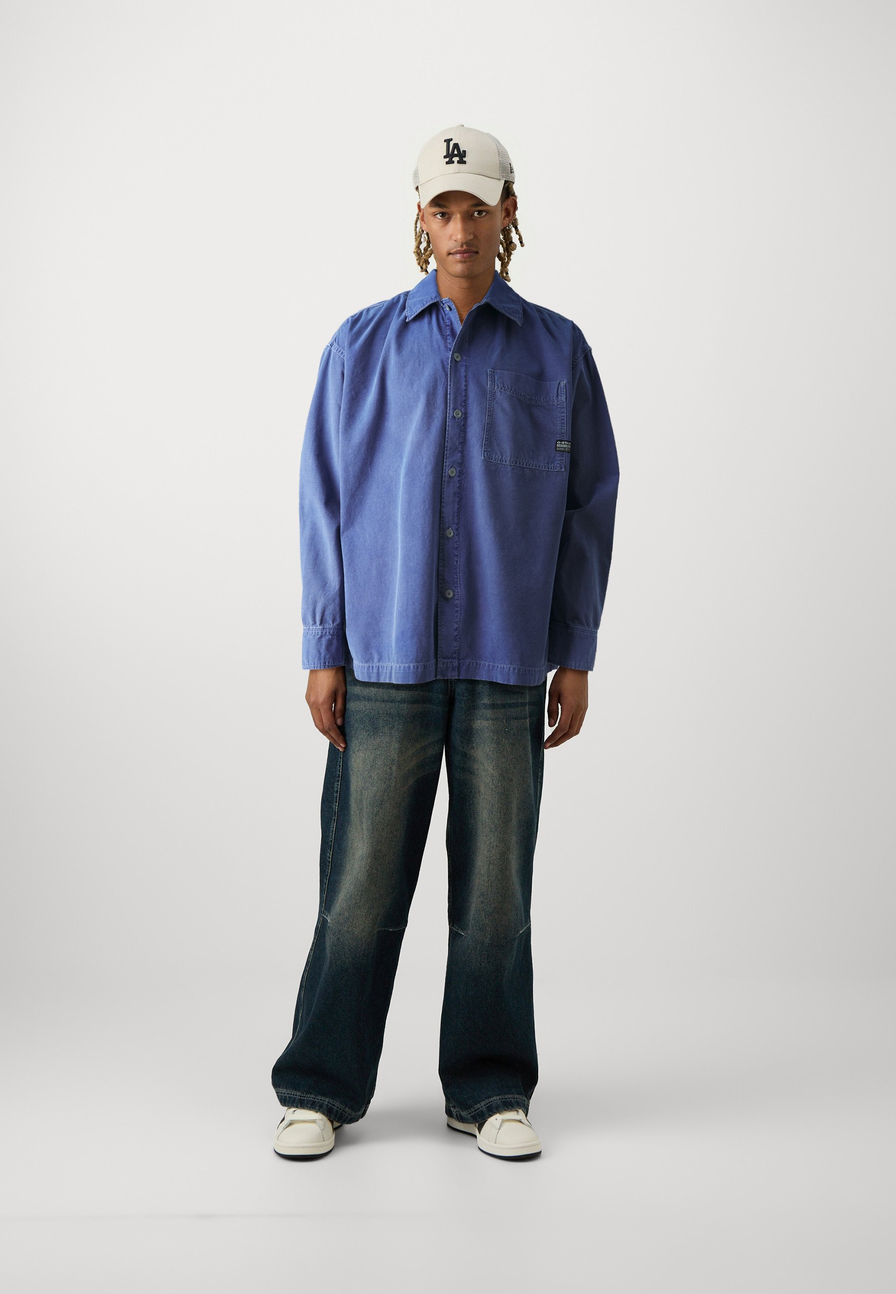 G-Star Damen Overshirt In Relaxed Fit – Denim Blau, Gr. M, Lässiger Freizeitlook