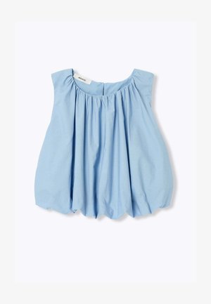 Promod, BLOUSE BALLON UNIE - Blouse - bleu